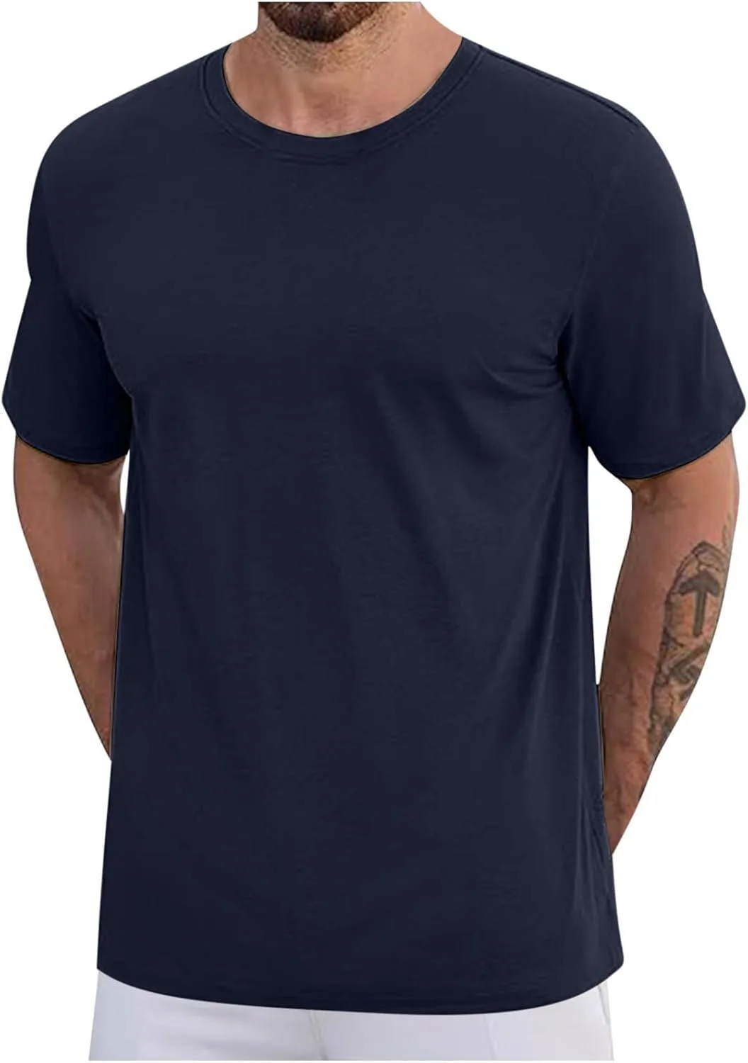 

Мужская футболка Premium Cotton Crew Neck, Unisex, короткий рукав, Loose Casual Oversized, размеры L-6XL Akklian