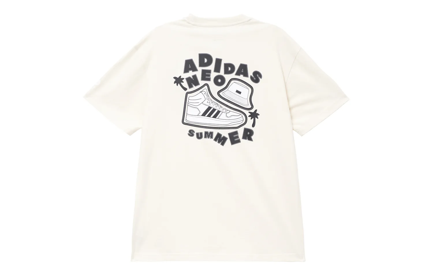 Adidas Neo Футболка Unisex Beige — фото 3