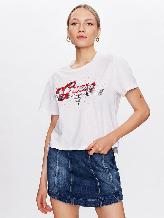 

Футболка свободного покроя Guess, белый