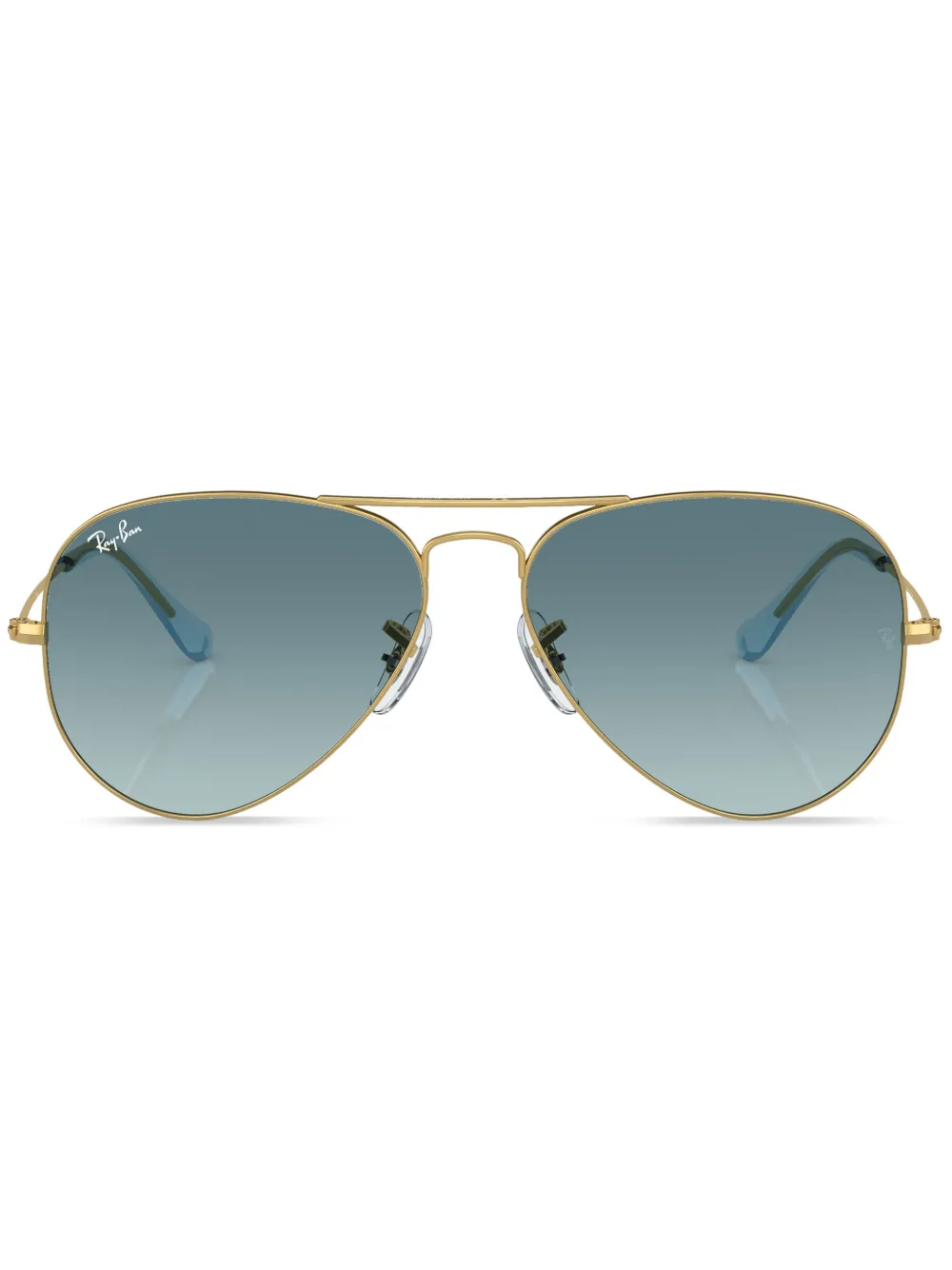 

Солнцезащитные очки-авиаторы с эффектом градиента Ray-Ban, золотой