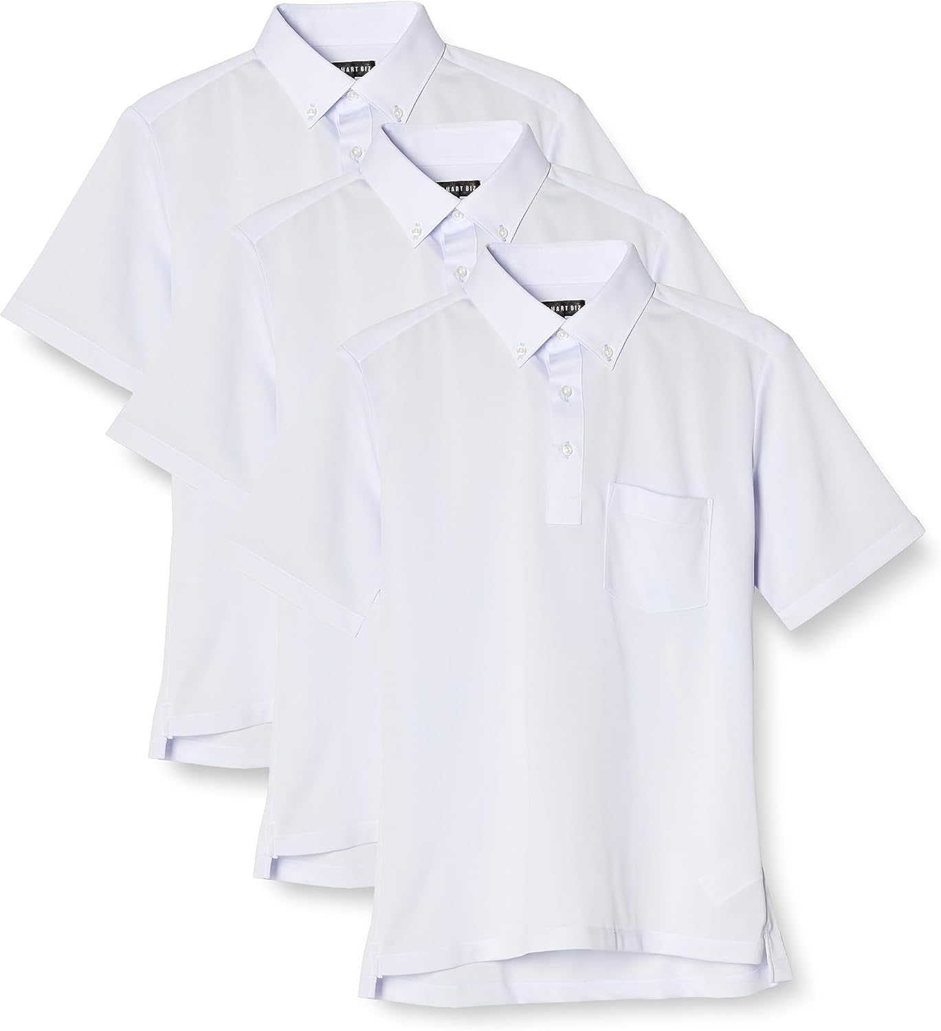 

Комплект из 3 мужских поло Smart Biz Biz, не требующих глажки, с коротким рукавом, полностью не требующих глажки