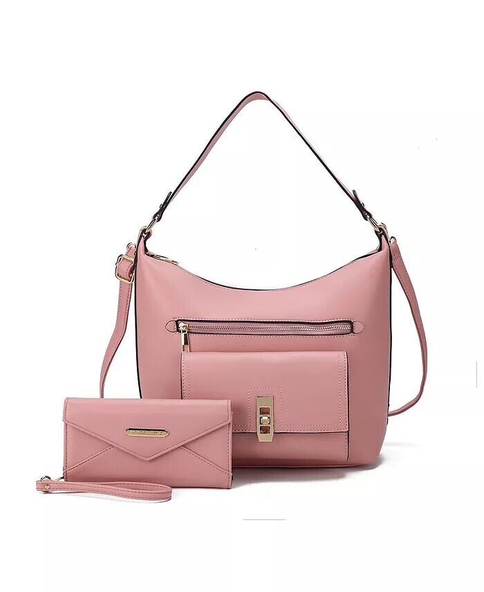 

Сумка через плечо Clara с кошельком на ремешке от Mia K Mkf Collection, розовый
