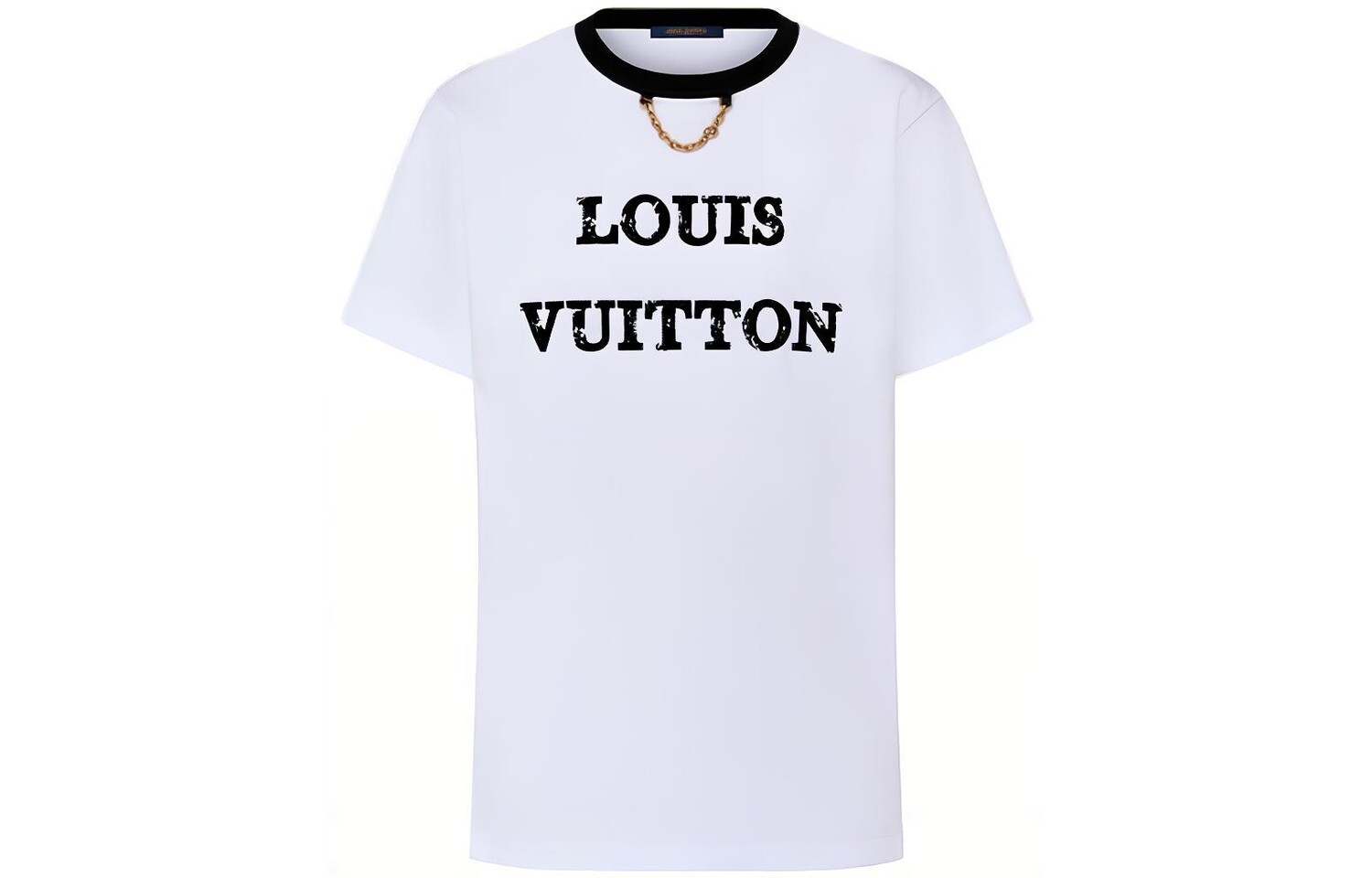Футболка женская Louis Vuitton с принтом, белый