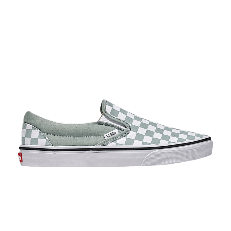 

Тапочки Classic Slip-On 'Checkerboard - Pure Grey', серый