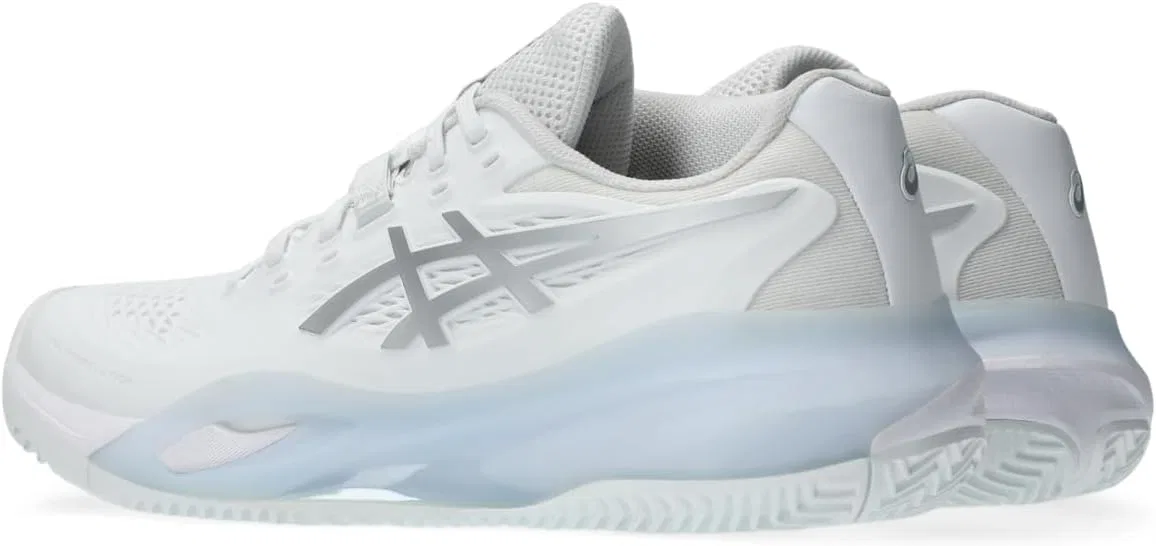 Кроссовки теннисные Gel-Resolution X Clay, ASICS, белый/Pure Silver — фото 3
