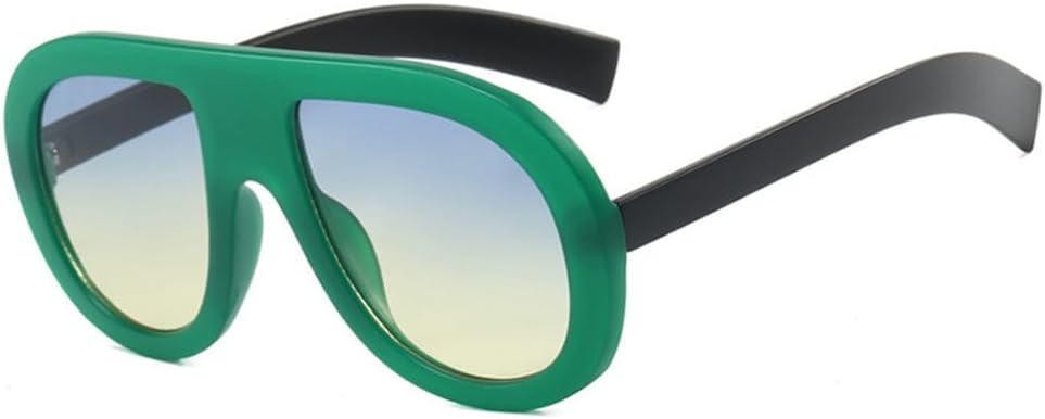 

Солнцезащитные очки UV400 - большие круглые, повседневные, для вождения, с градиентным покрытием, подходят для женщин и мужчин, для бега и занятий спортом на открытом воздухе UYPTK, Green