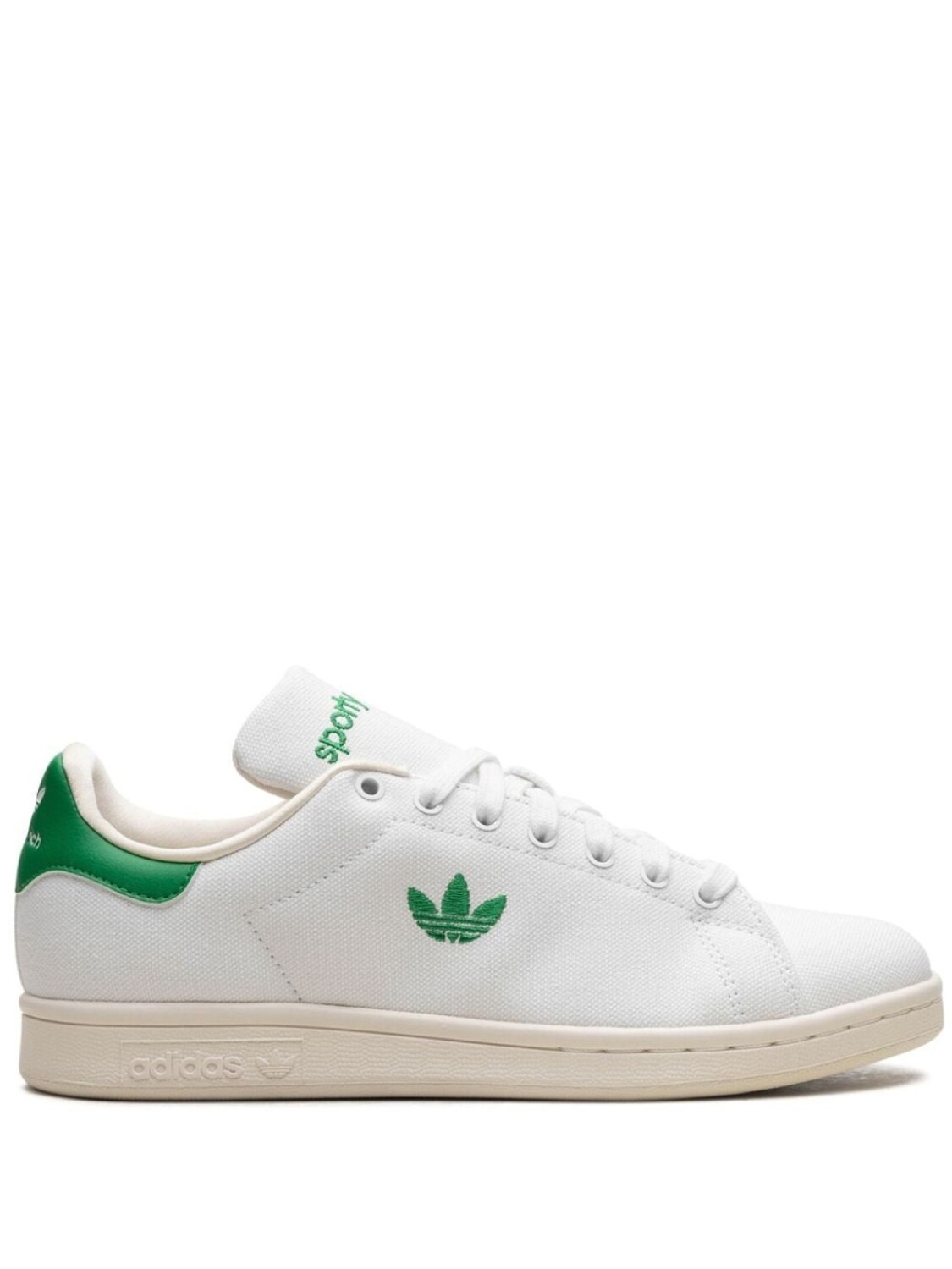 

Кроссовки Stan Smith White/Green из коллаборации со Sporty & Rich Adidas, белый