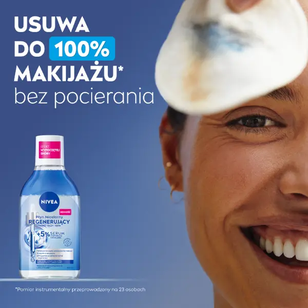 Мицеллярная вода Nivea — Регенерирующая мицеллярная жидкость с % сывороткой, 400 мл — фото 3