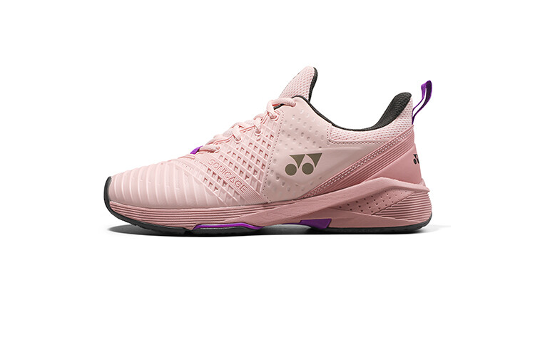 

Теннисные кроссовки Power Cushion Sonikage 3 женские с низким верхом бежево-розовые Yonex