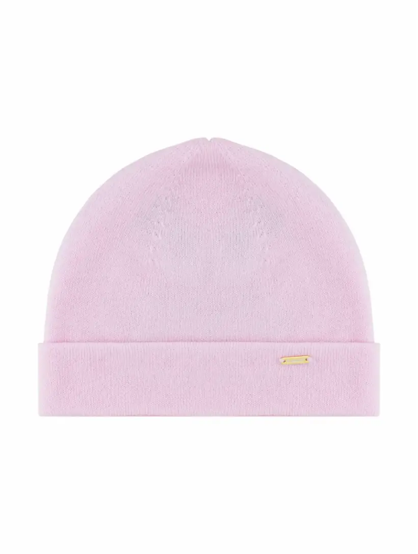 

Вязаная шапка с логотипом II TRENINO, розовый