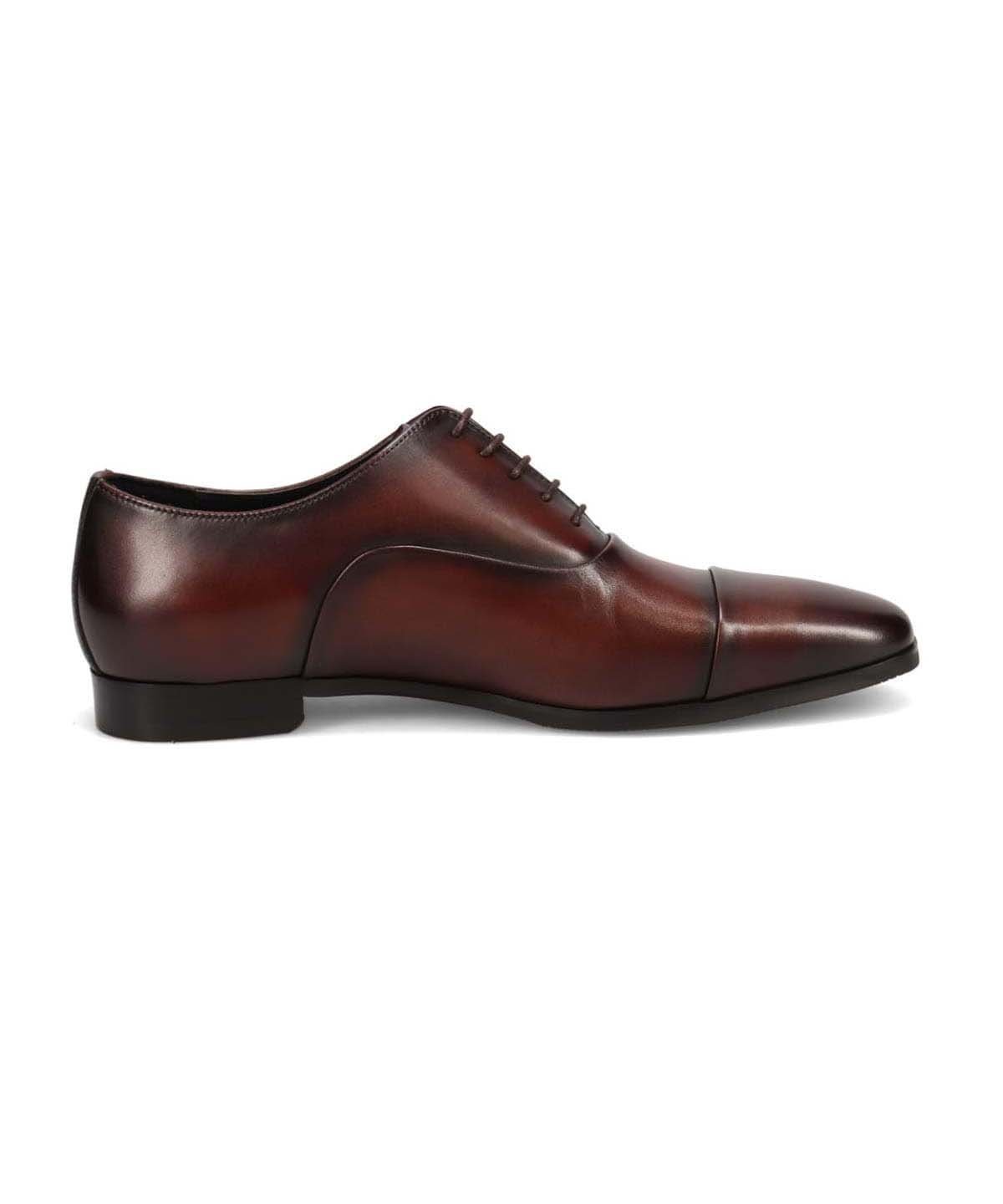 Реабилитационные туфли Madras, туфли Inner Wing Straight Tip Dress Shoes. Madras, Dark Brown — фото 4