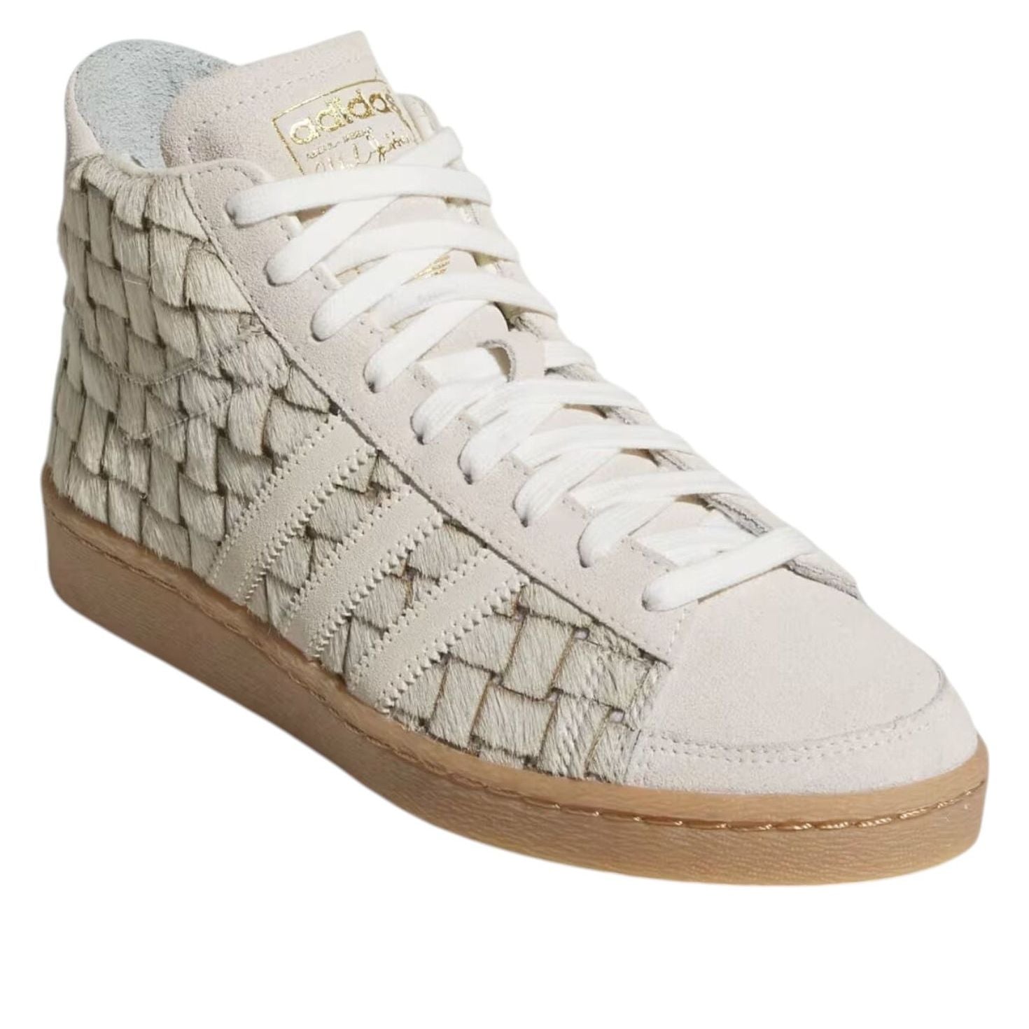 Кроссовки (WMNS) adidas Jabbar Hi 'Off White Cream White' — фото 2