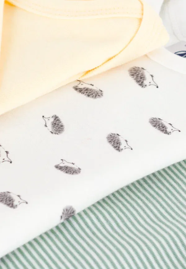 Комплект боди 3 шт Petit Bateau, разноцветный — фото 3