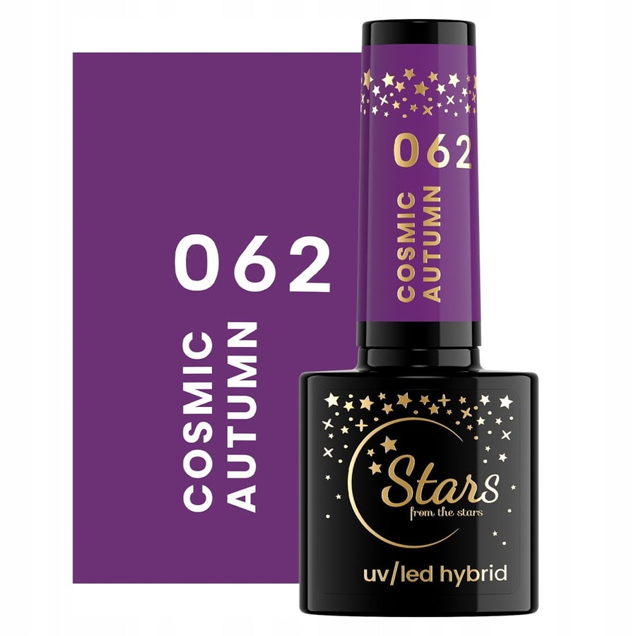 

Звезды со звезд ГИБРИДНЫЙ ЛАК ДЛЯ НОГТЕЙ Cosmic Autumn #062 Stars