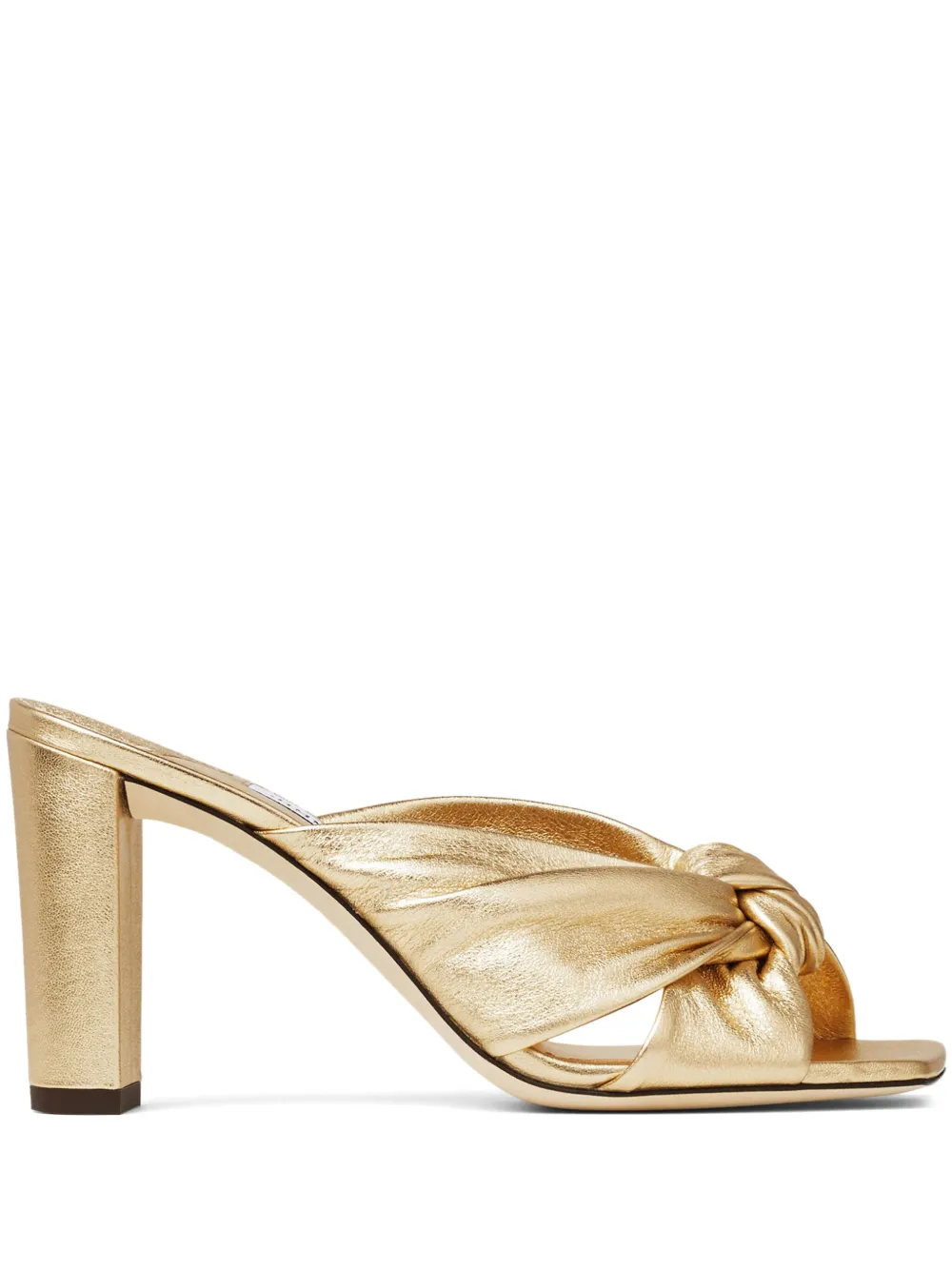 Мюли Avenue с эффектом металлик JIMMY CHOO, золотой