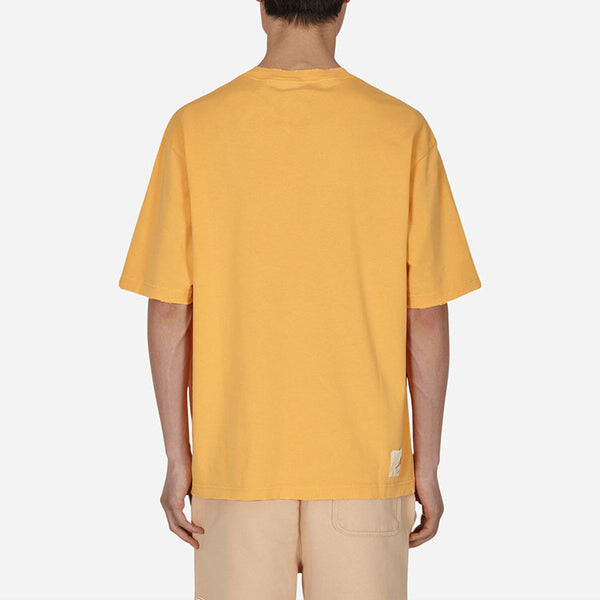 Футболка Air Jordan x Union Crossover Solid Color Alphabet Pattern Printing Round Neck Short Sleeve US Edition Yellow, желтый — фото 3
