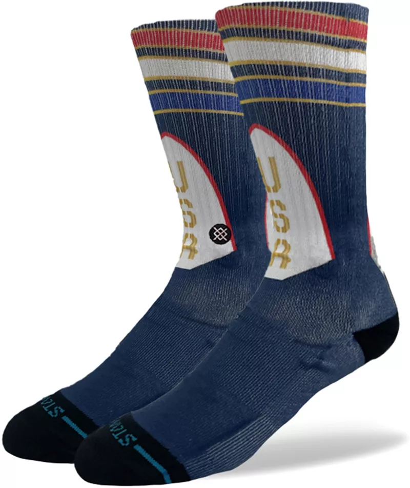 

Носки для экипажа Stance MLB, четвертое июля 2024 г