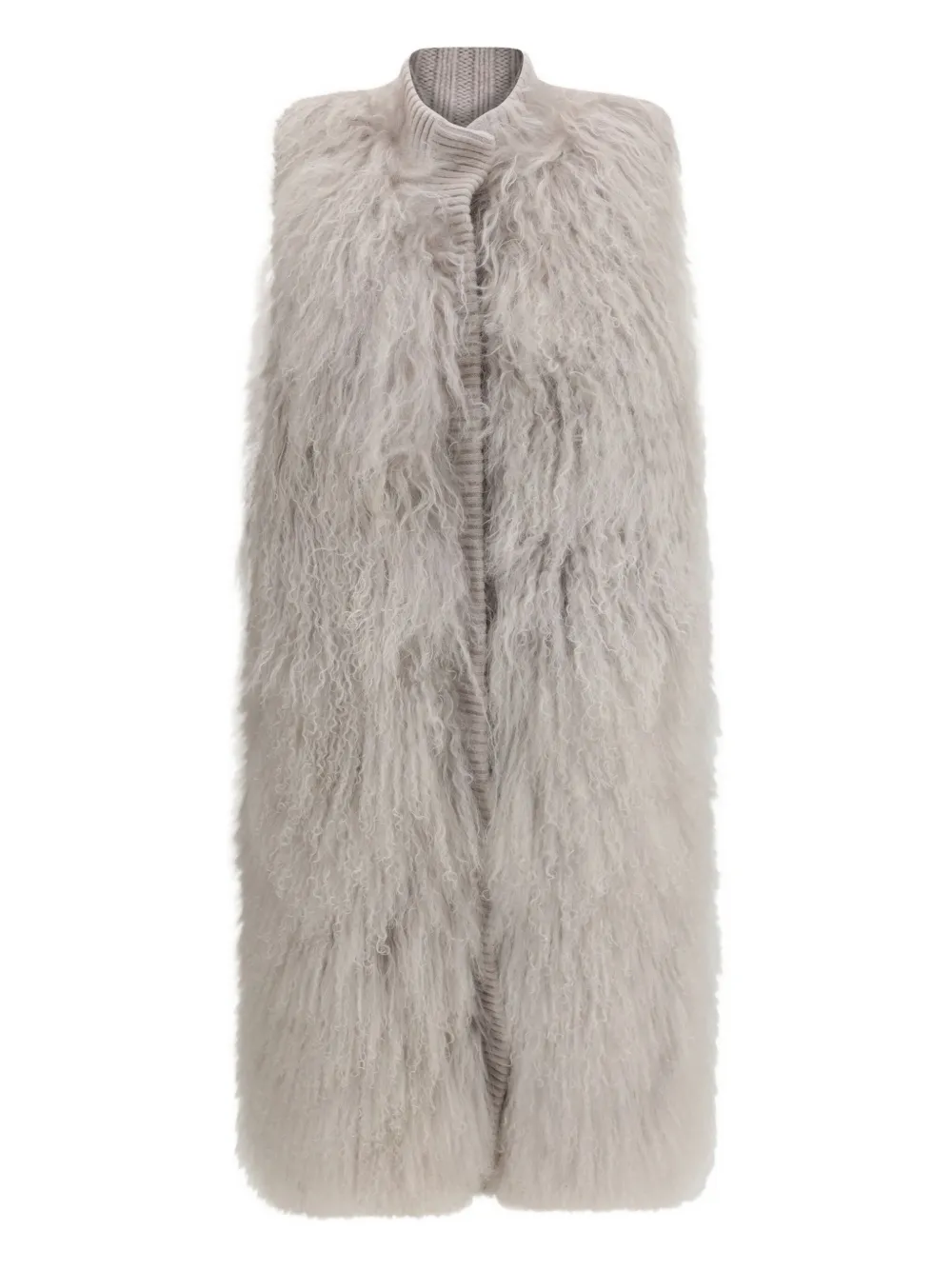 

Вязаный жилет из меха S.W.O.R.D 6.6.43, серый