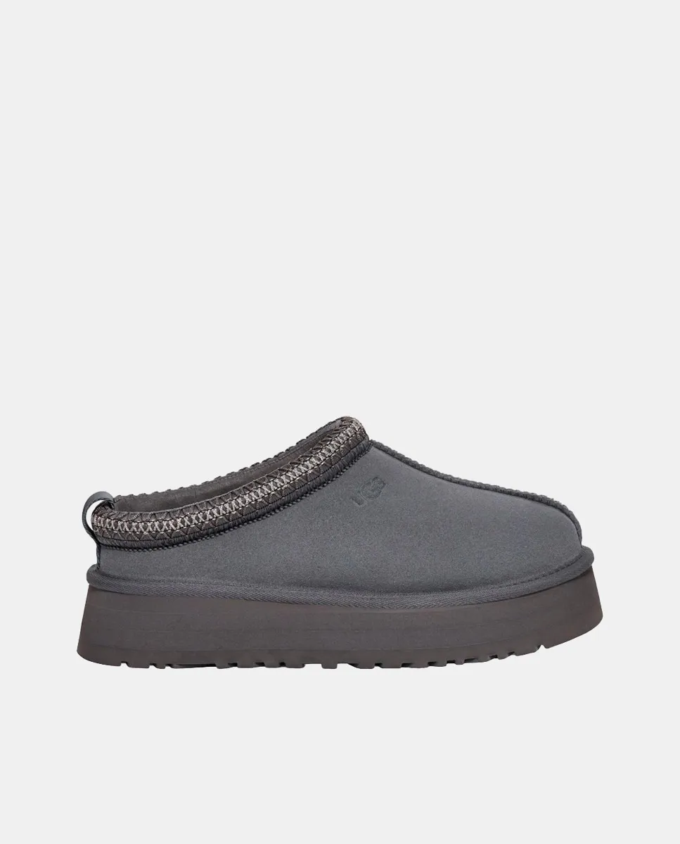 Женские сабо TAZZ II из кожи с меховой подкладкой UGG, серый