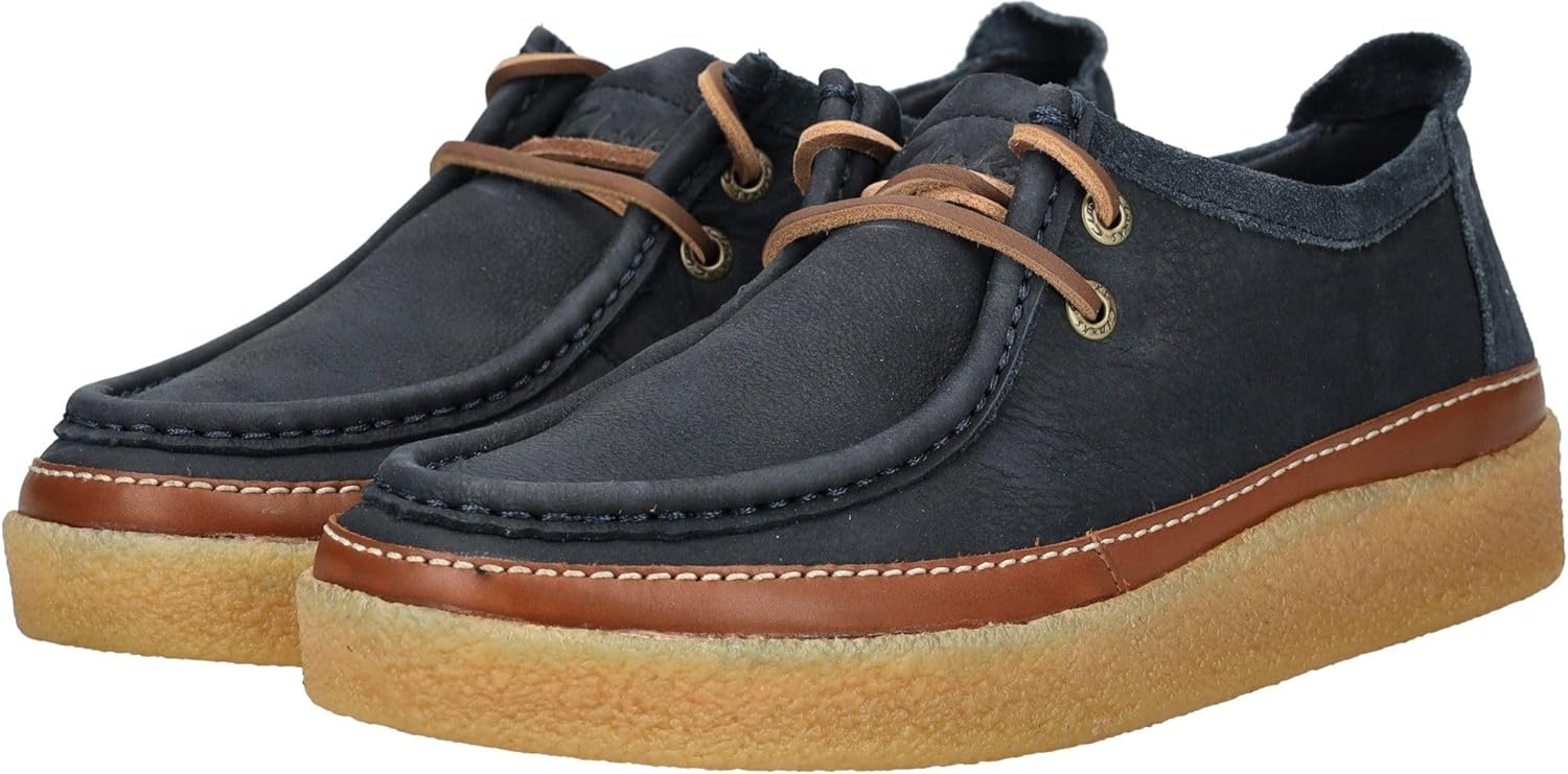 Мужские мокасины Clarks Clarkwood, Navy Nubuck — фото 3