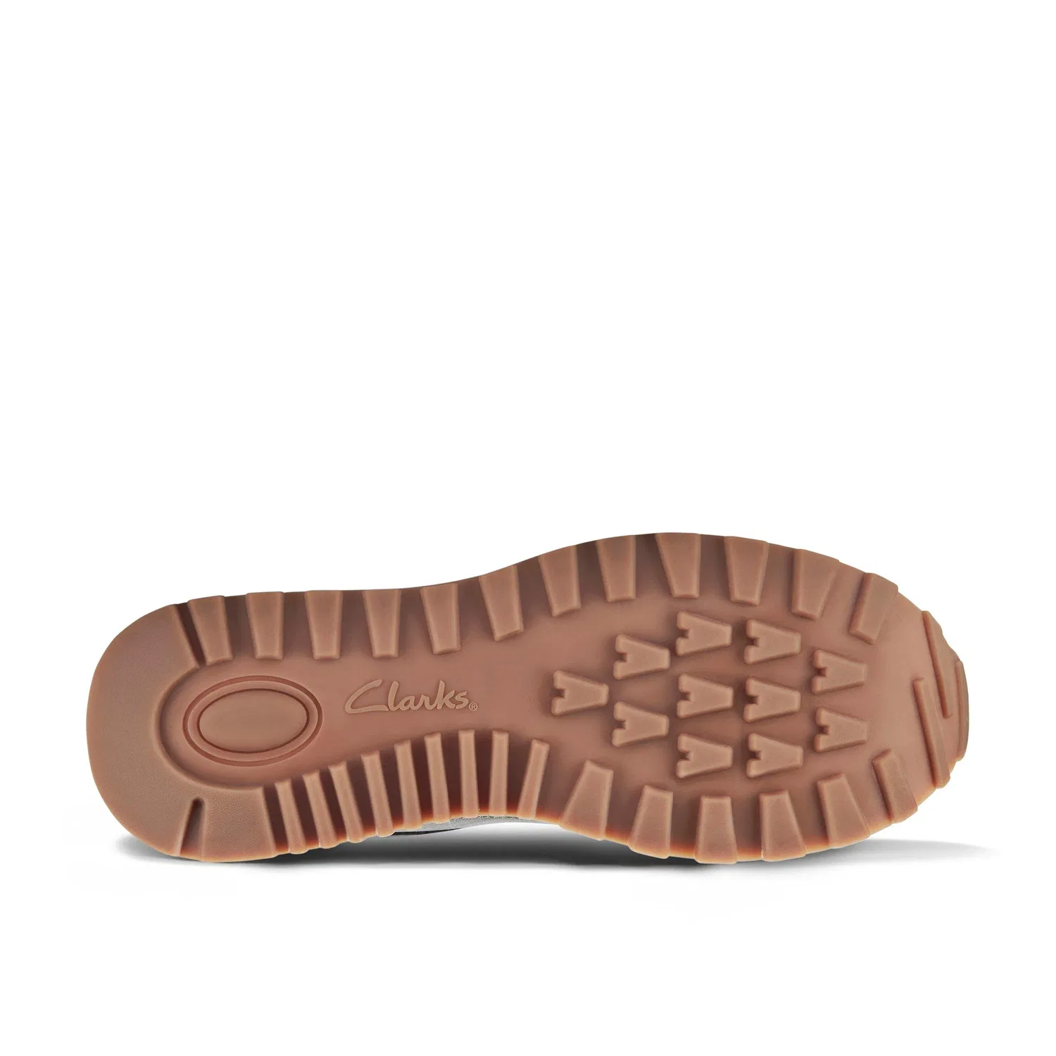 Кроссовки оливковые с замшей Clarks, зеленый — фото 3