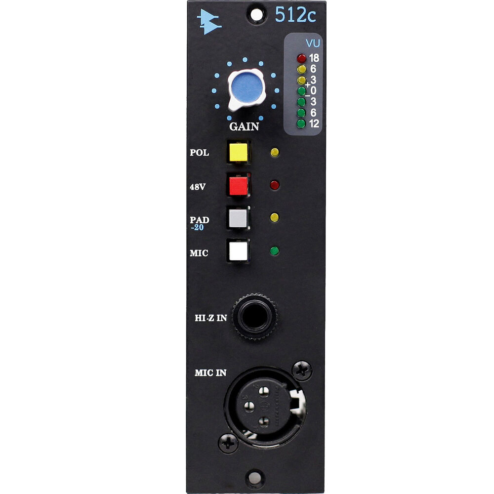

Микрофонный предусилитель API AUDIO 512c 500-Series Mic/Line/Instrument Preamp Module 512C