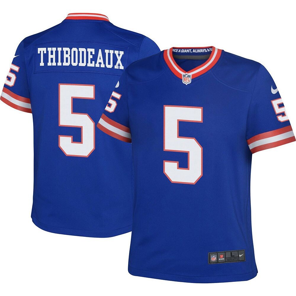 

Молодежная майка Nike Kayvon Thibodeaux Royal New York Giants Alternate Game, цвет Gia Blue