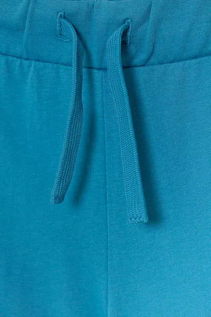 Шорты спортивные из мягкого хлопка United Colors of Benetton, синий — фото 3
