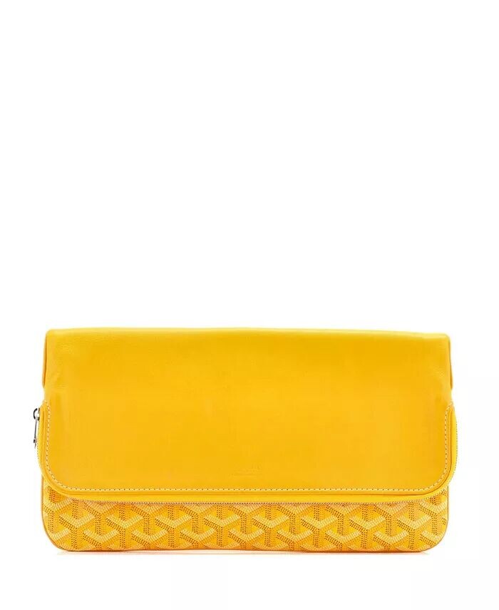 

Клатч Saint Marie из полотняного покрытия Pre-Owned Goyard, желтый