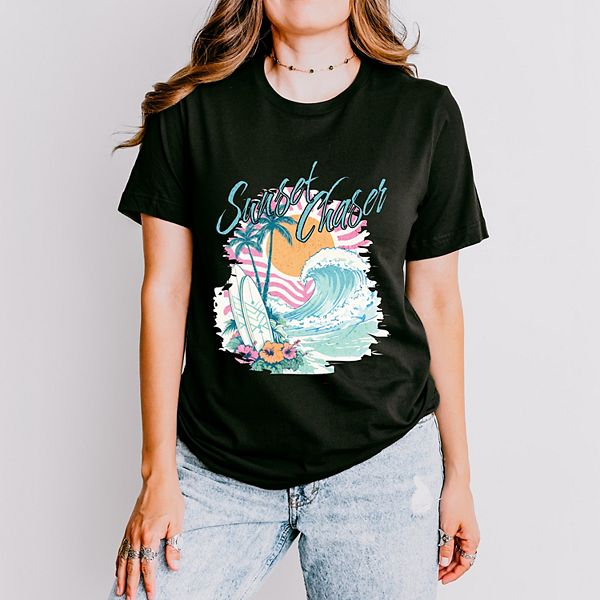 

Футболка с коротким рукавом Sunset chaser waves Simply Sage Market, Black, Черный, Футболка с коротким рукавом Sunset chaser waves Simply Sage Market, Black