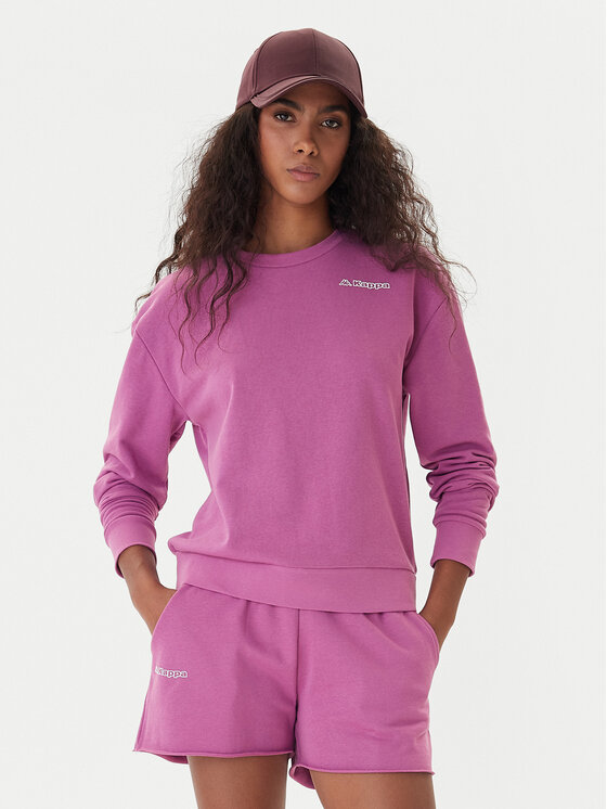 

Свитшот regular fit Logo Fekka 371M5EW Kappa, фиолетовый