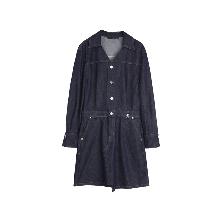 

ELLE Платье с длинным рукавом Women's Dark Blue
