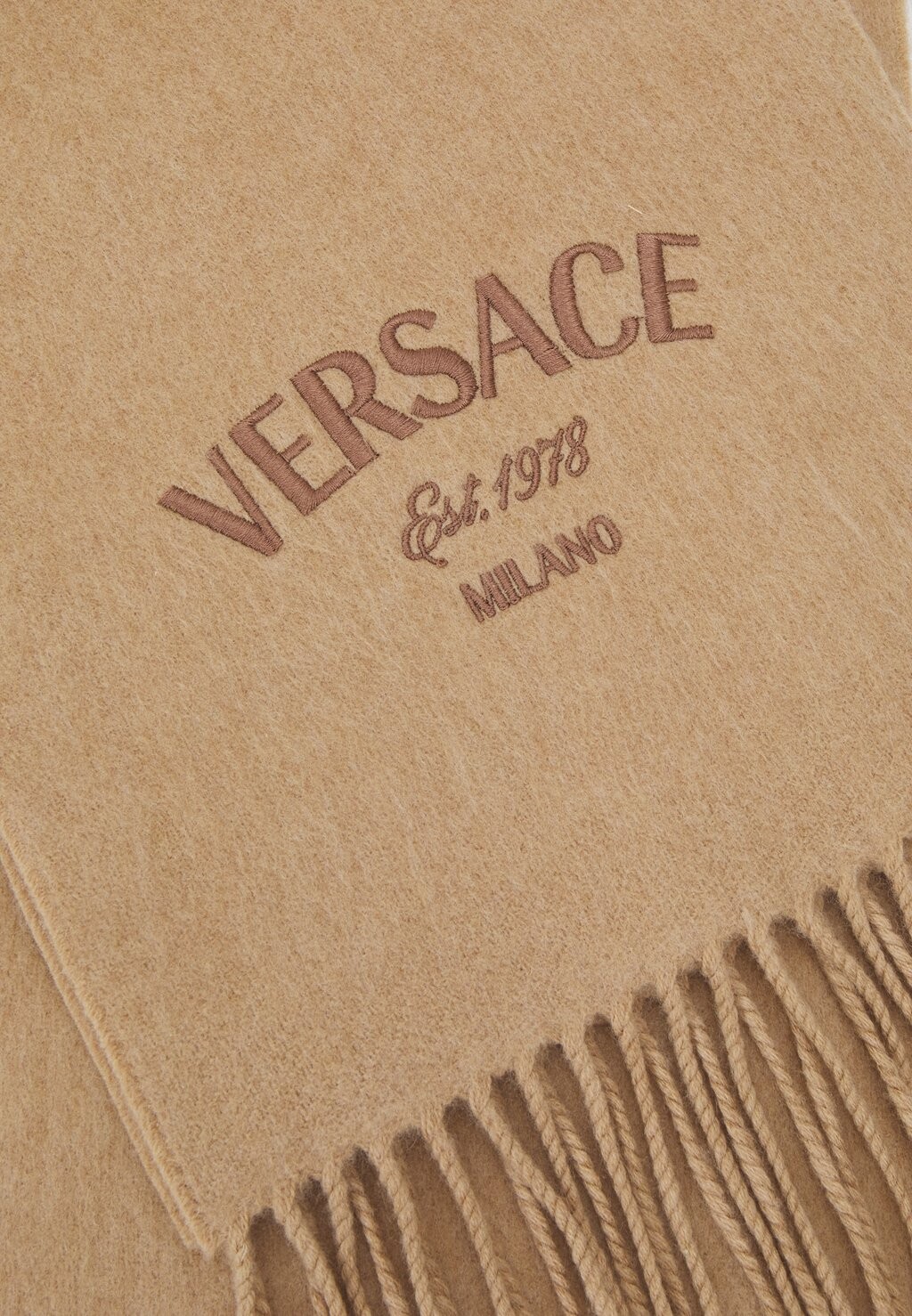 

Шарф Scarf 225X25 Unisex Versace, коричневый
