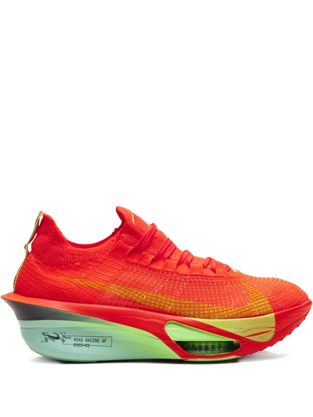 

Кроссовки ZoomX AlphaFly 3 Bright Crimson/Lime Blast Nike, оранжевый