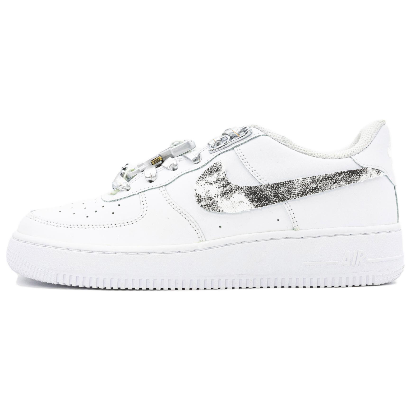 

Nike Кроссовки для скейтбординга Air Force 1 Ginga Power с антискользящим покрытием, износостойкие, низкие, мужские, белые, серые