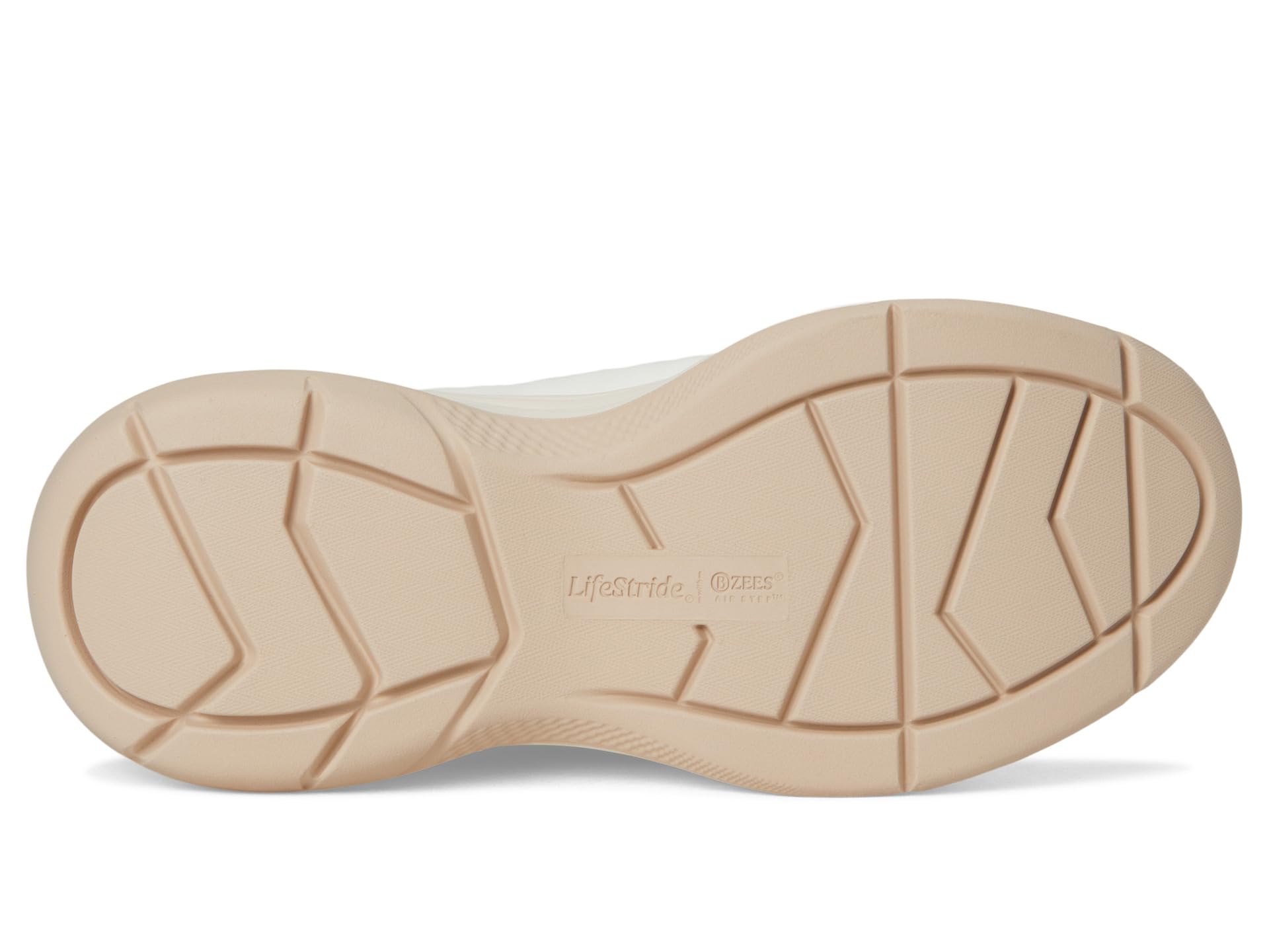 Кроссовки LifeStride Impact Slip On Shoes, White/Peach Whip — фото 3