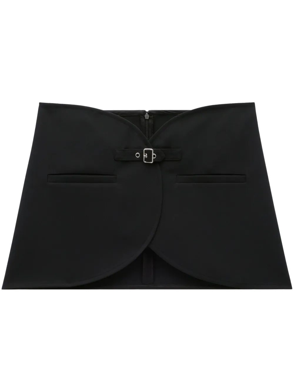 

Юбка мини Ellipse с пряжкой Courrèges, черный