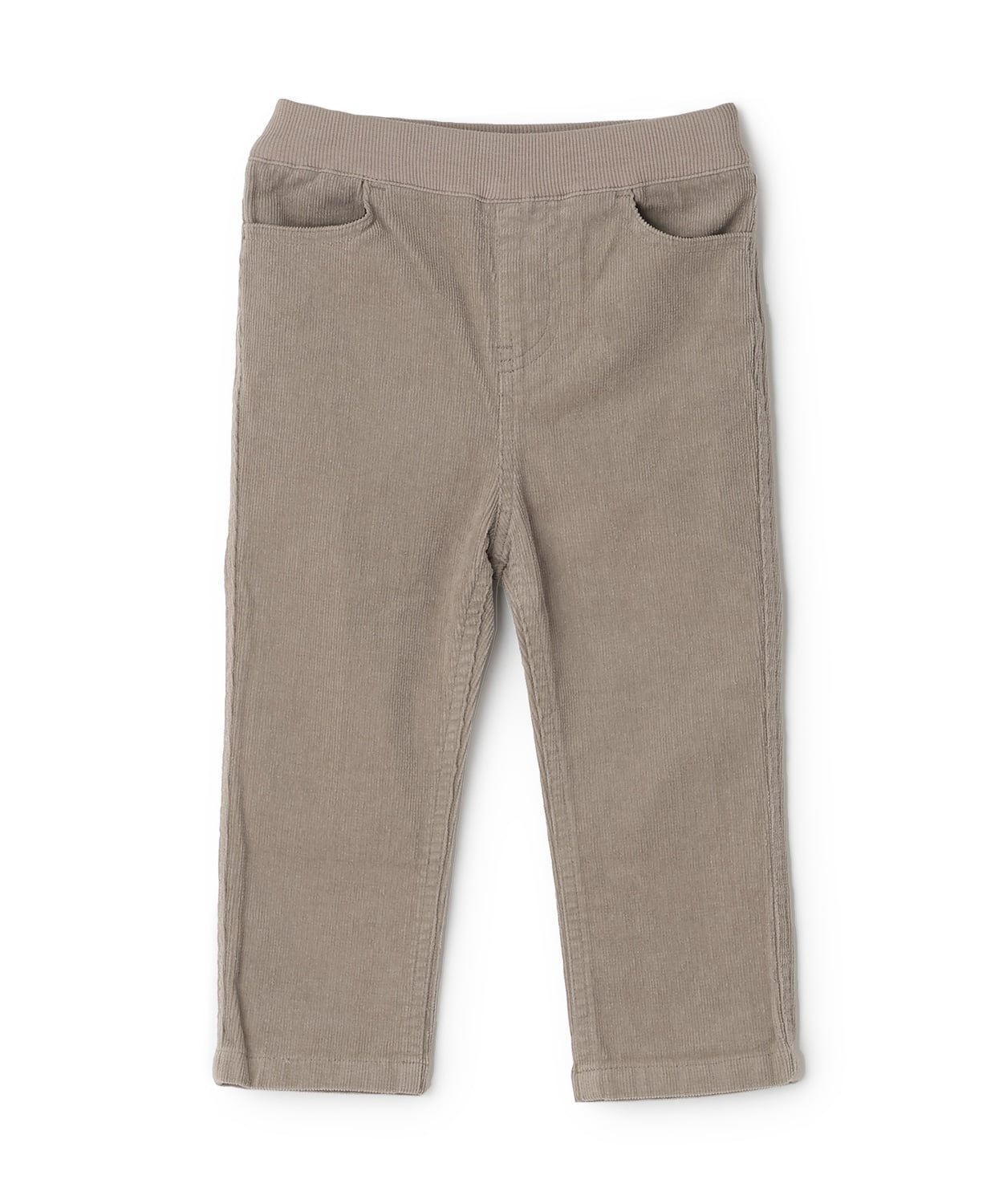 Прямые вельветовые брюки Petit main, Light Gray