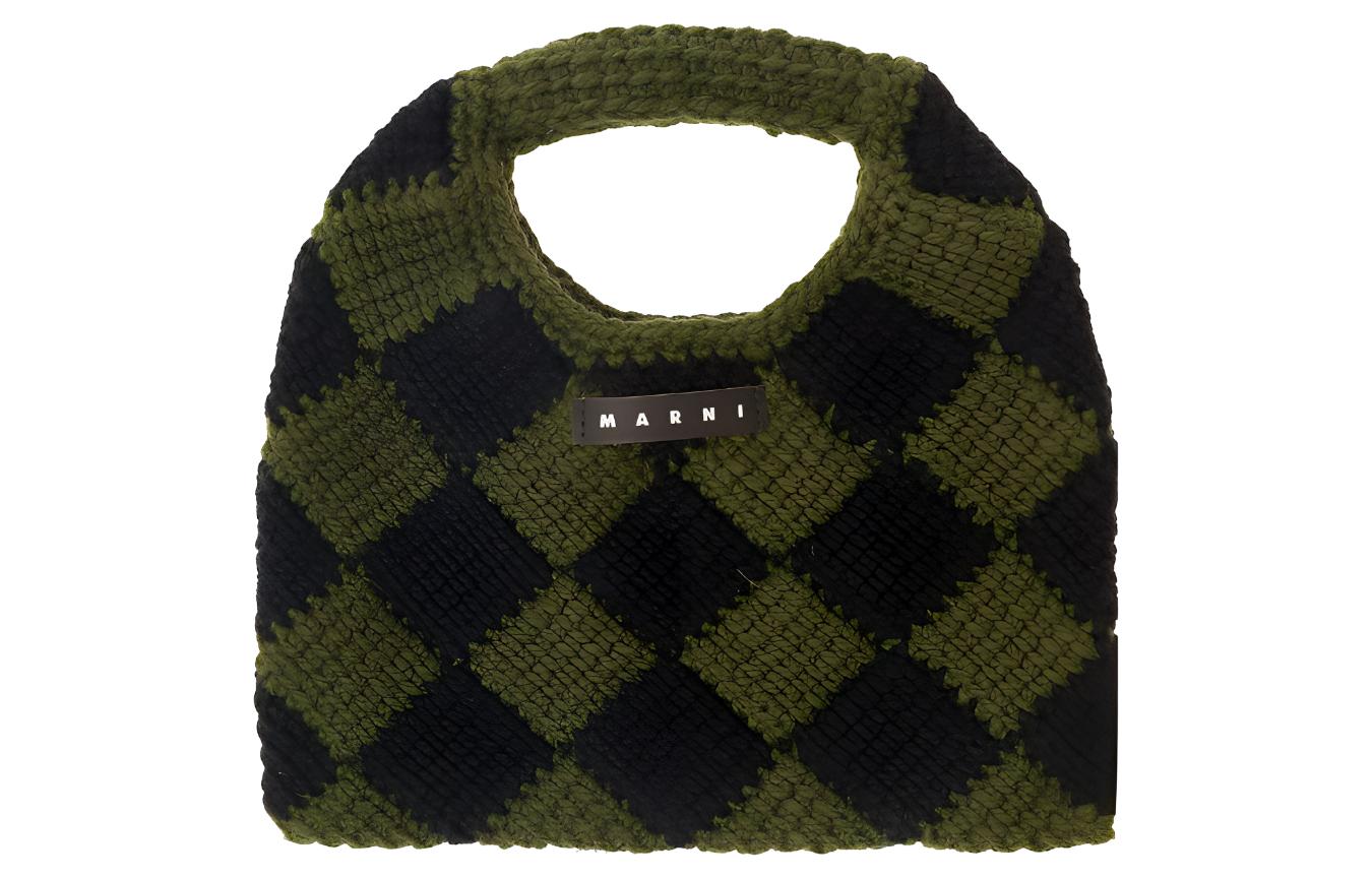 

MARNI Сумка из акрила с коровьей кожей детская Green/Black