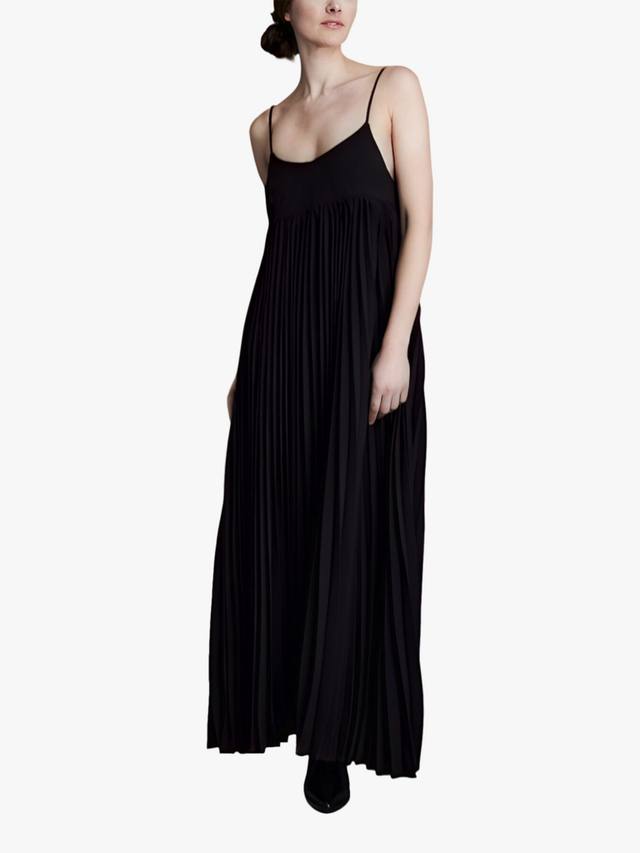 

Платье макси с рюшами и тонкими бретелями EAST 42ND, Black