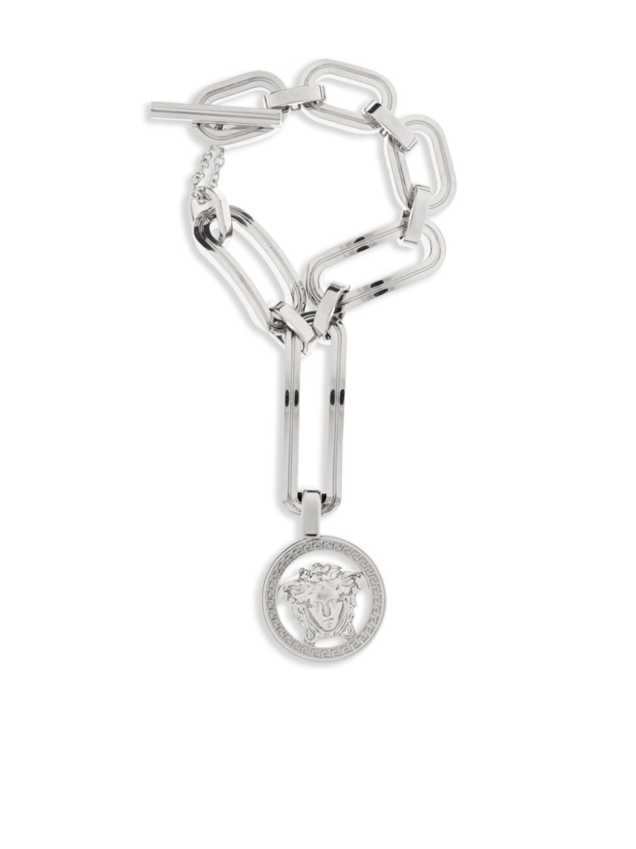 

Браслет с декором Medusa Versace, серебряный