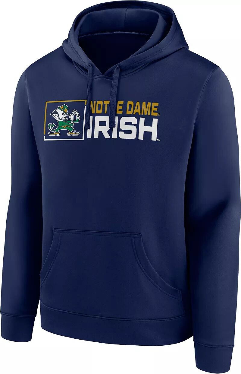 

Мужской пуловер с капюшоном NCAA Notre Dame Fighting Irish Navy
