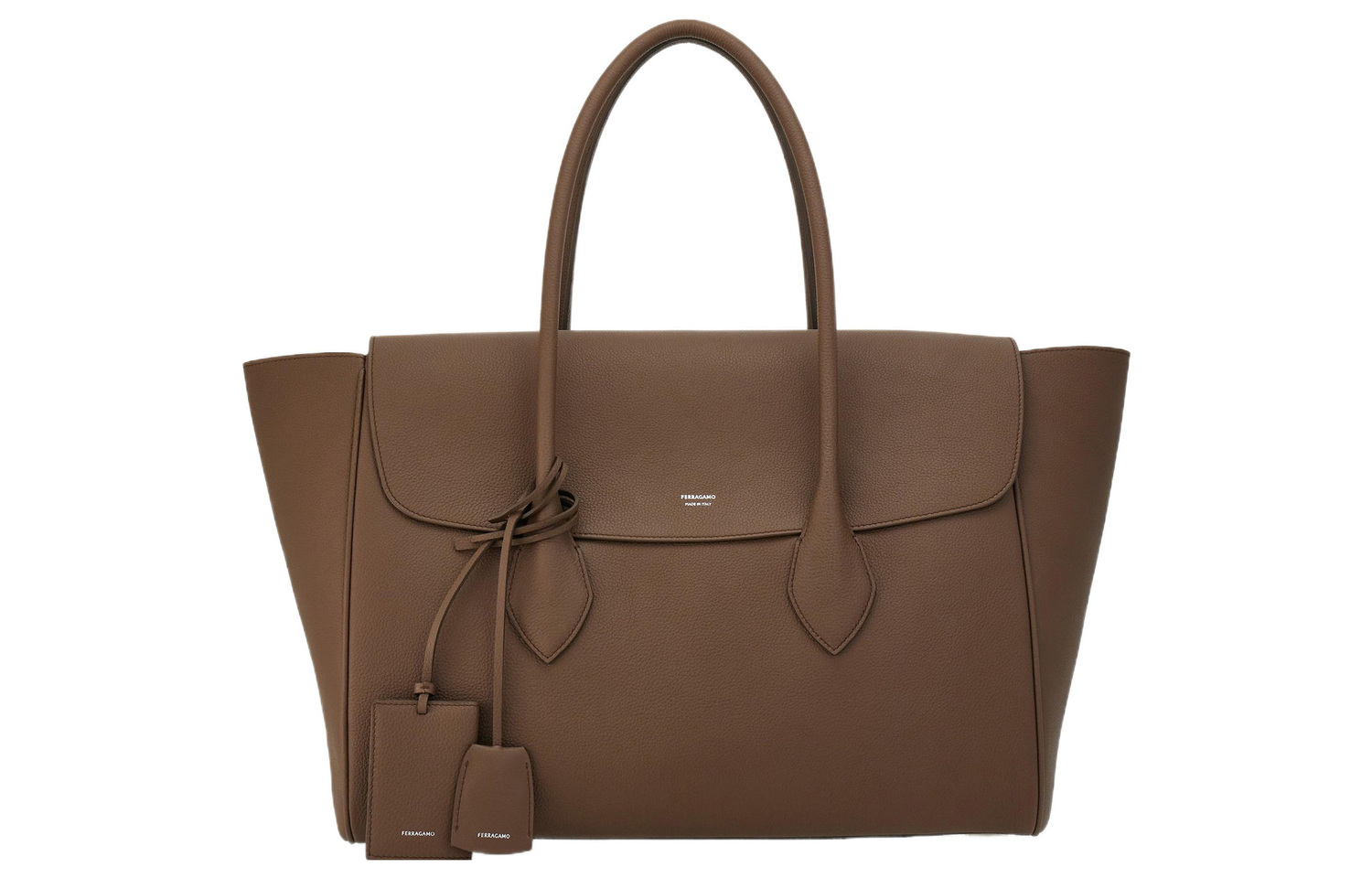 

Сумка-шоппер из кованой телячьей кожи, большой размер, мужская, цвет «глина» Ferragamo, shopping bag set(basic set+shopping bag)