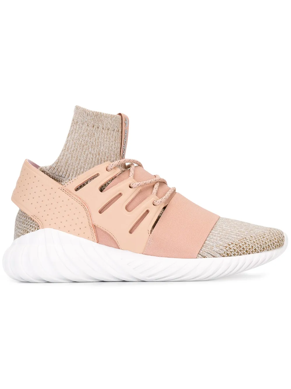 

Кроссовки Tubular Doom Primeknit adidas, нейтральный