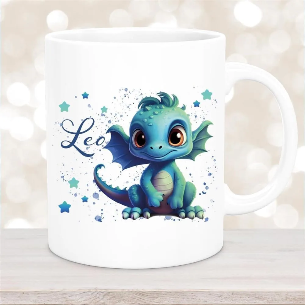Детская кружка с именем Dragon #2 Enamel muckki.de — фото 3