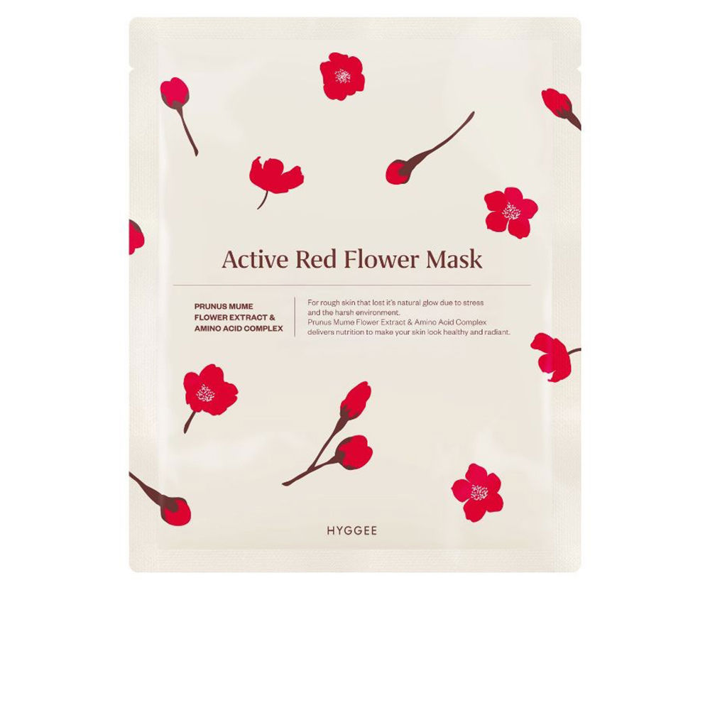 

Маска для лица Active red flower mask Hyggee, 35 мл