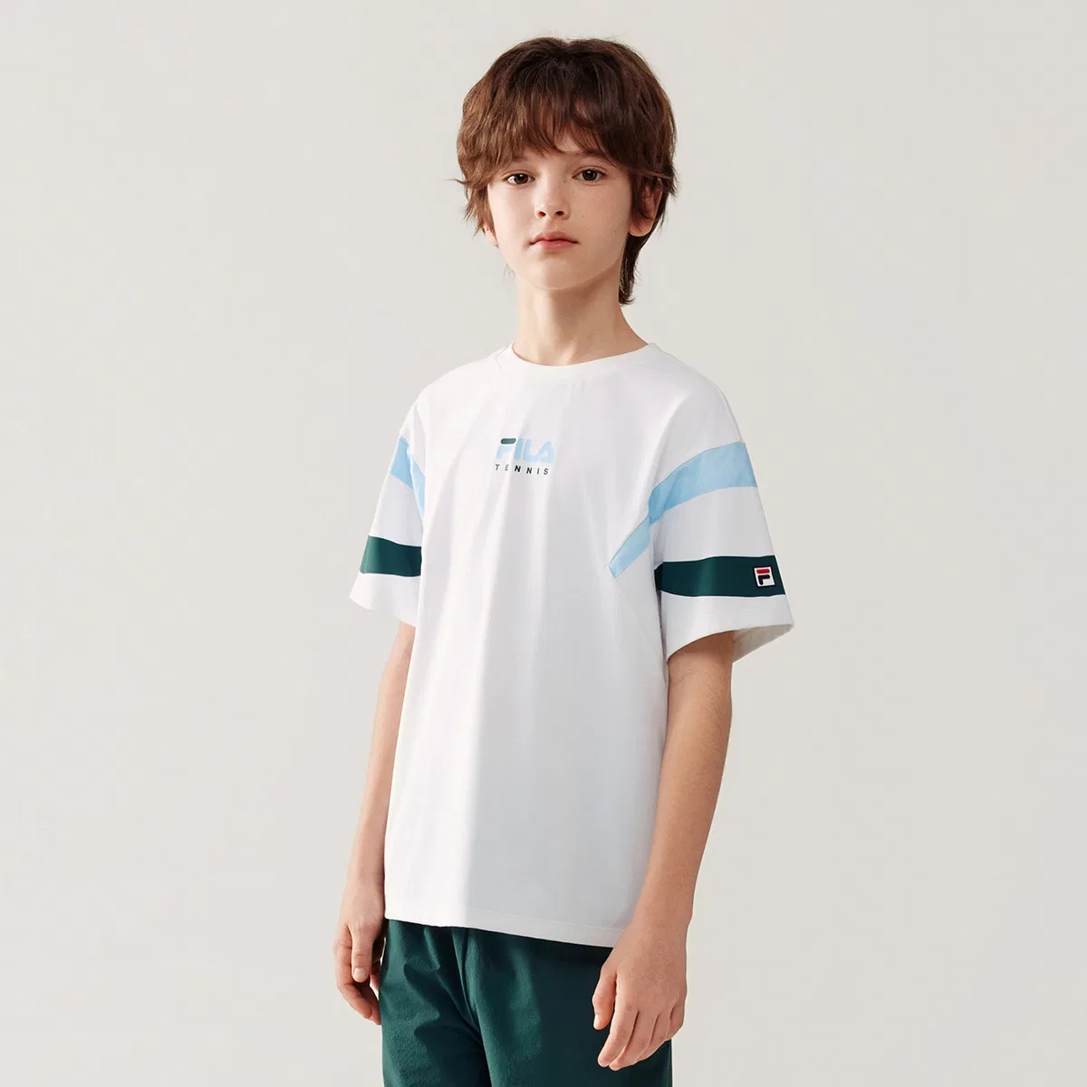 Футболка детская FILA KIDS Jade White — фото 3