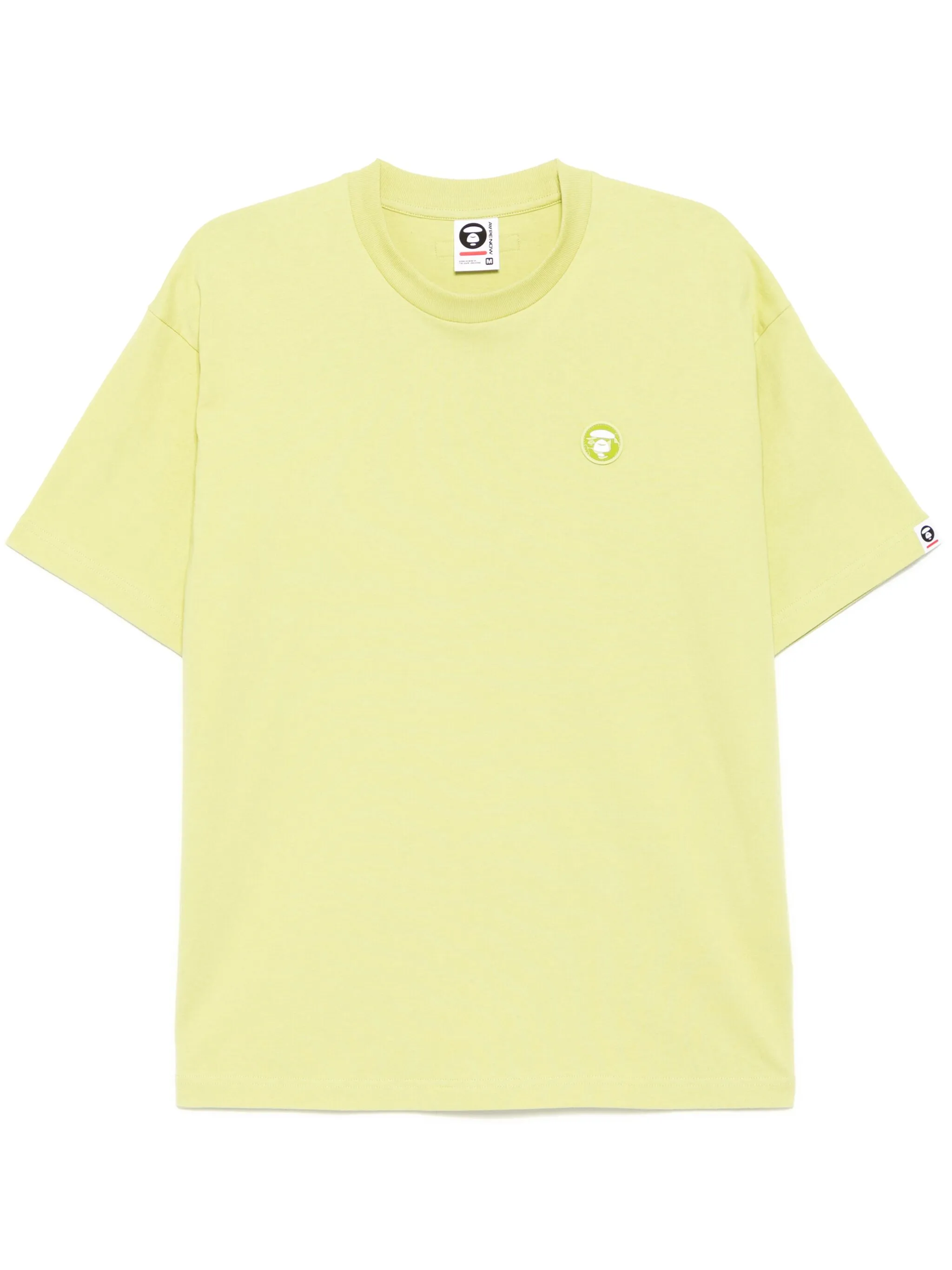 

Футболка с нашивкой-логотипом Aape By A Bathing Ape, зеленый