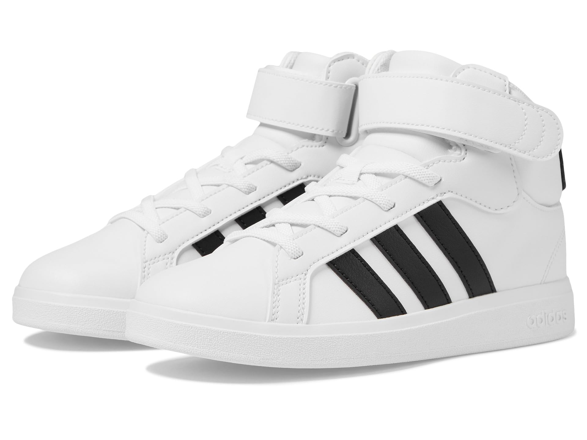 

Кроссовки Adidas Kids Grand Court Mid Shoes, White/Black/White