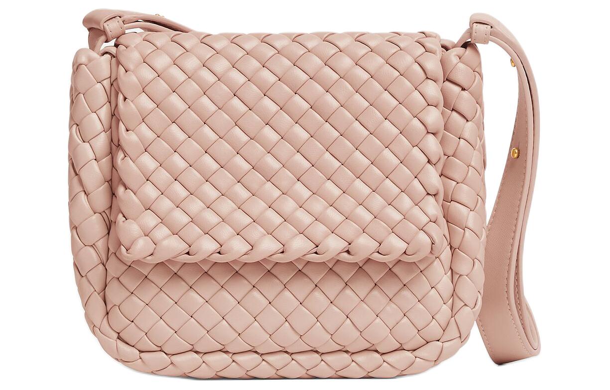 

Bottega Veneta Овчинная переносная сумка через плечо женская лотосово-розовая